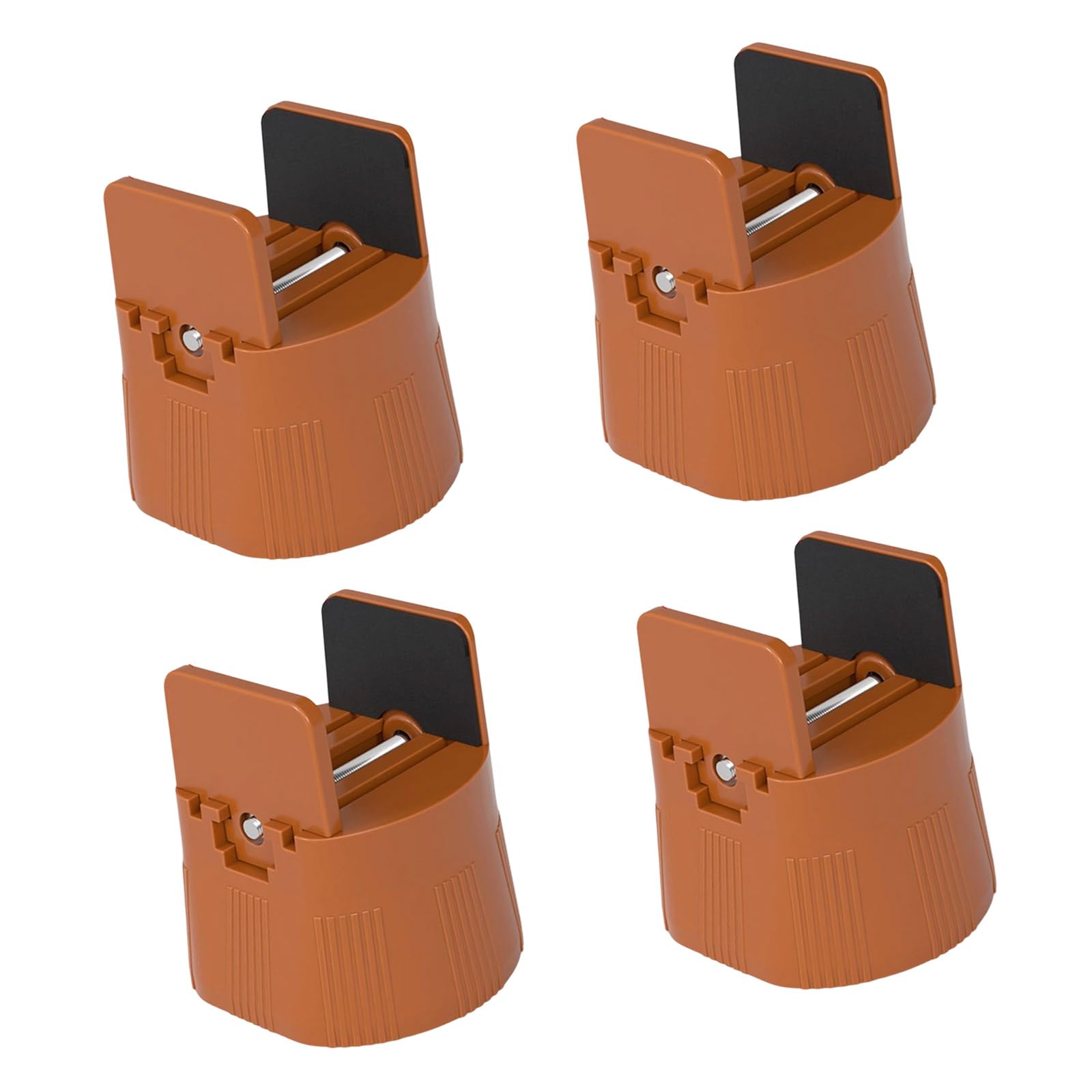 4Pcs Adjustable Chair Risers Furniture Heightening Foot Pad Bed Table Raiser Feet Leg Lift Furniture Raisers Enduring Bed Table Raiser Feet