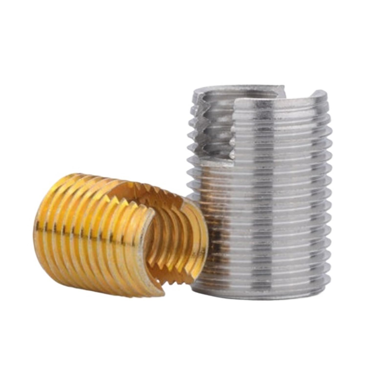 Tuleje redukcyjne, Wkładka gwintowana samogwintująca ze stali nierdzewnej typu 302 M2 do M16, srebrna, opakowanie 20 szt(Galvanized,M14xM28x24mm)