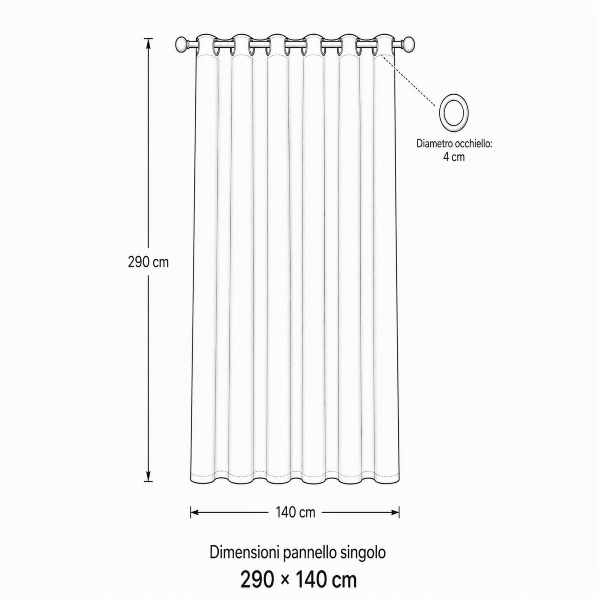 VKZ Tende Oscuranti Effetto Velluto con Occhielli, Set da 2 Pannelli 140 x 290 cm, Tende Termiche Isolanti per Interni Camera da Letto Soggiorno,Beige