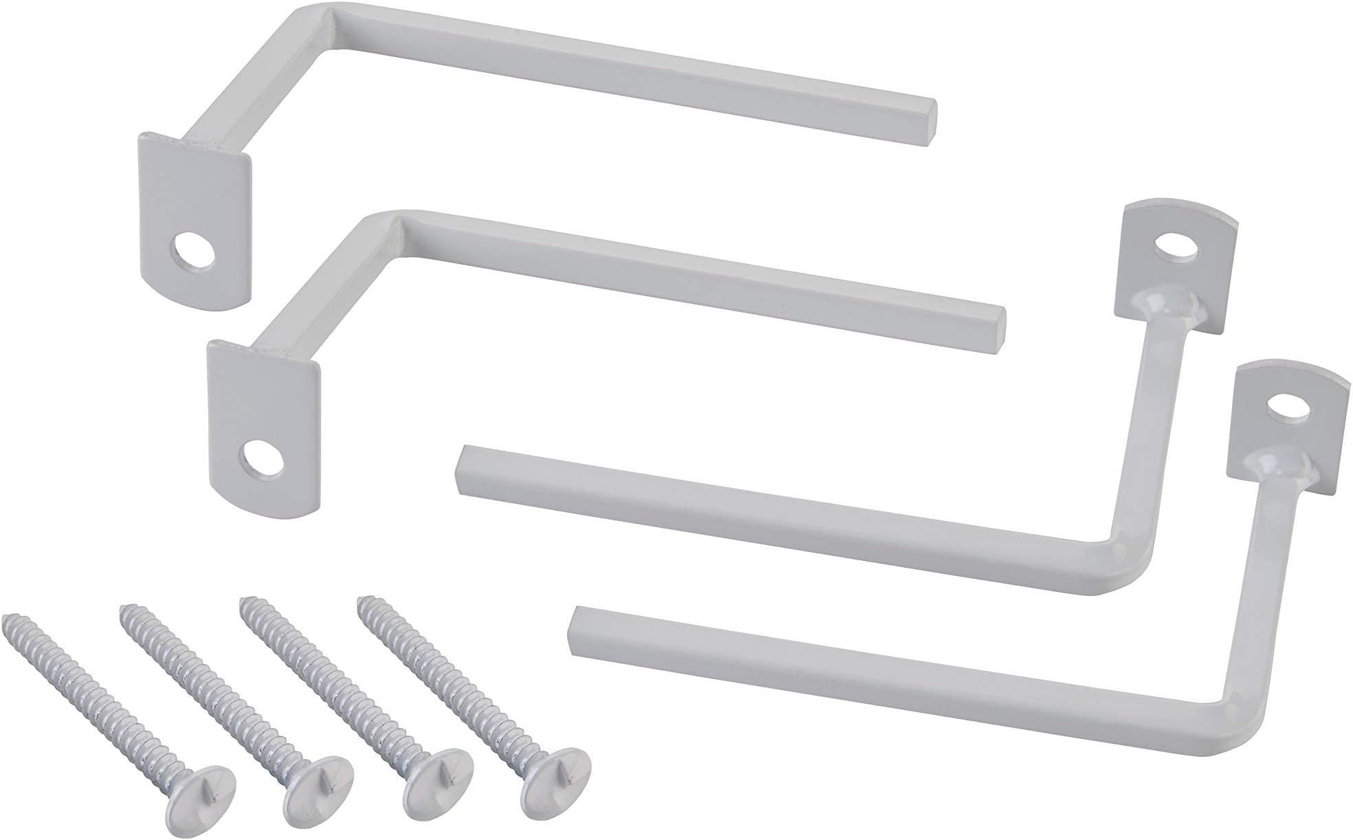 Grisham WB-3PB/WINDOW BAR 3 in. Projection Bracket（4-Pack） White