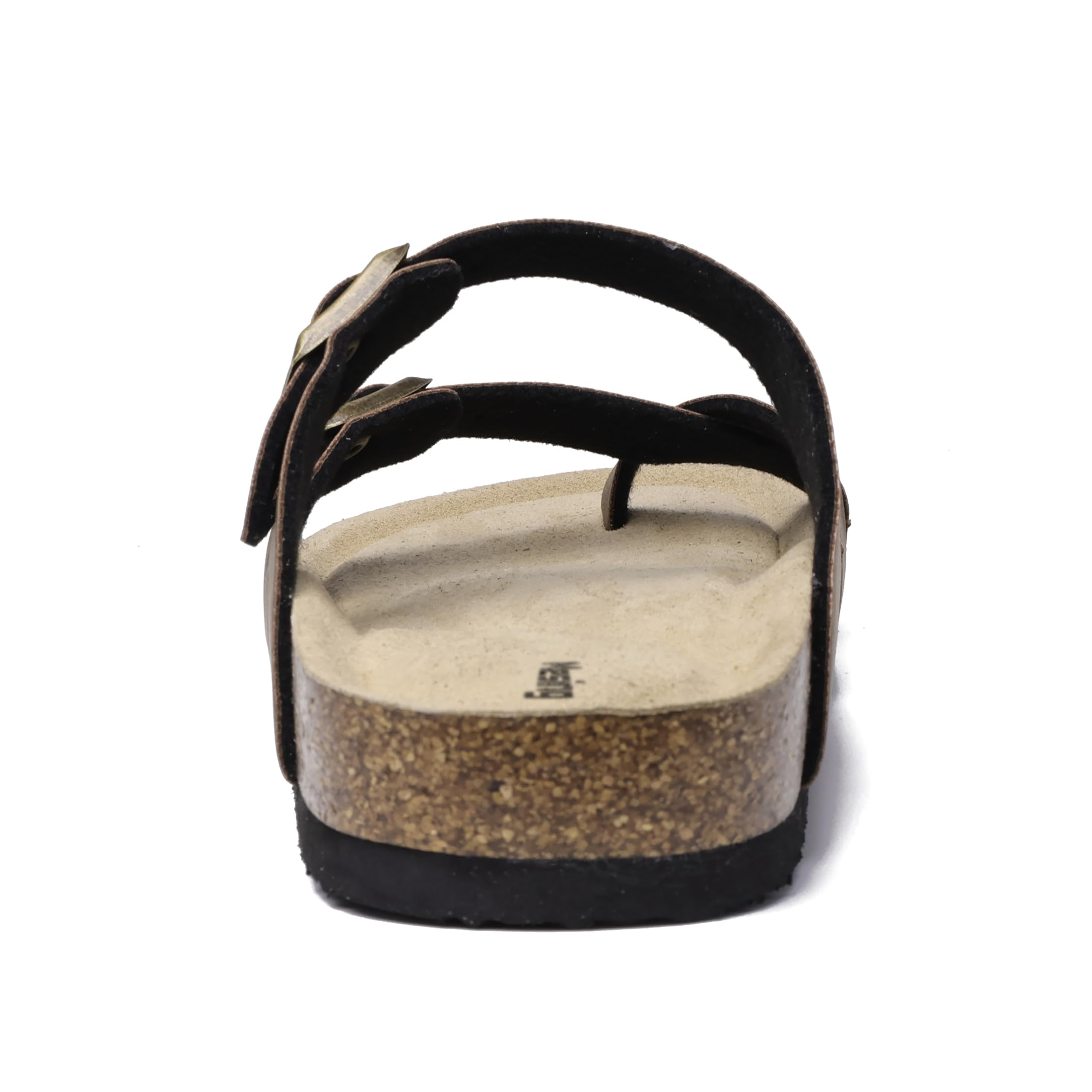 Mesing Ciabatte Infradito Donna Uomo Estive con Plantare in Sughero Comodi Sandali Ortopedici Pelle Scamosciata Antiscivolo Pantofole