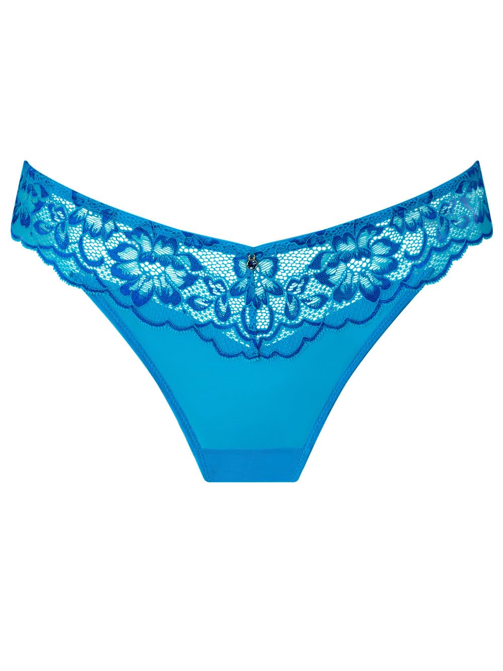 Ann Summers Turquoise Sexy Lace Thong, 8