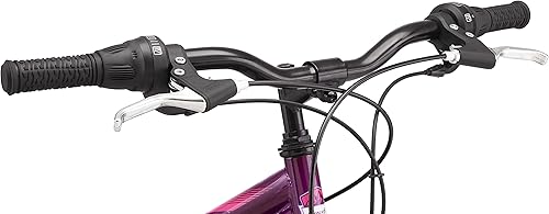 Vista 3 de Pacific Cavern Mountain Bike, 20, 24 or 26 Inch Bike for Kids and Adults, 7 or 21 Speed, Durable Steel Frame, Suspension Fork, Hand Brakes, Twist