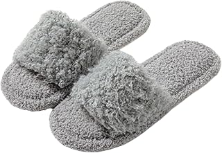 Slippers Women House Slippers Women Open Toes Orthotic Outdoor/Indoor Plush Slippers Women Slippers Soft Christmas Flip Flops Non-Slip Warm Women Slippers 39