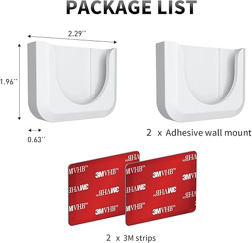 Miniatura 7 de Blink Mini - Soporte de pared adhesivo para cámara, fuerte adhesivo duradero, soporte de montaje de cámara para Blink Mini cámara interior, sin