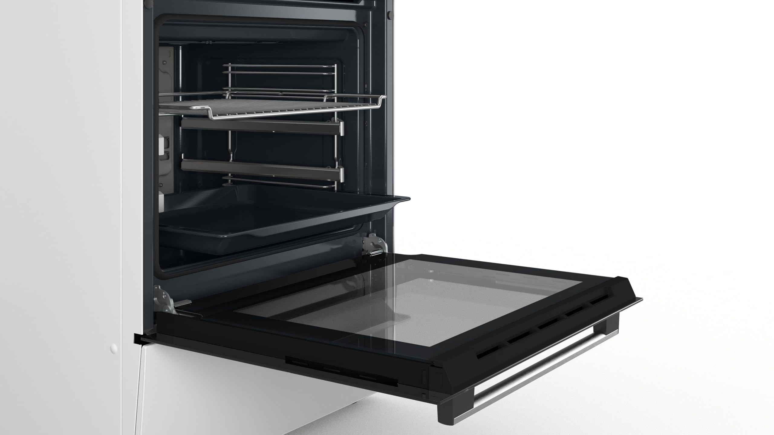 Bosch Serie 4 HKR39C250 Elektro-Standherd 60 cm EcoClean Direct 3D Heißluft LED-Display