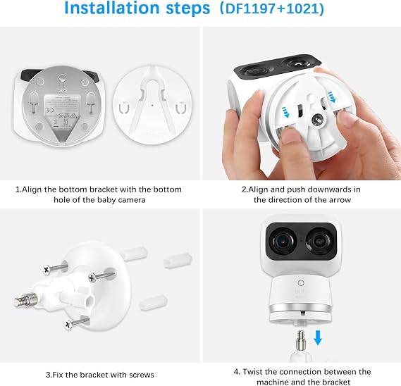 Camera Mounting Bracket Wall Mount for eufy Security Indoor Cam S350 (Wall Mount Bracket)