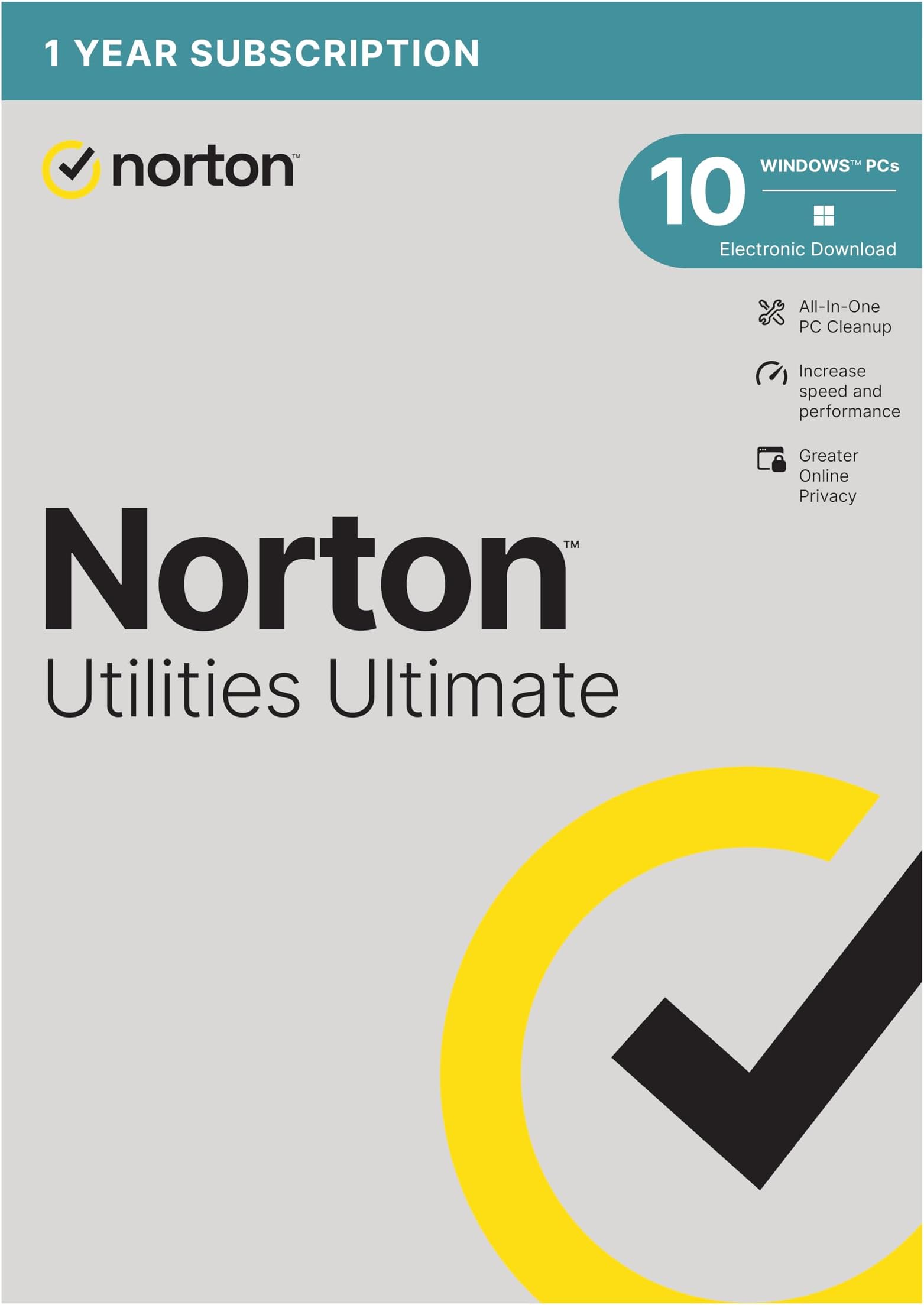 Norton Utilities Ultimate 10 Devices - 12 Months Subscription (Latest Version)