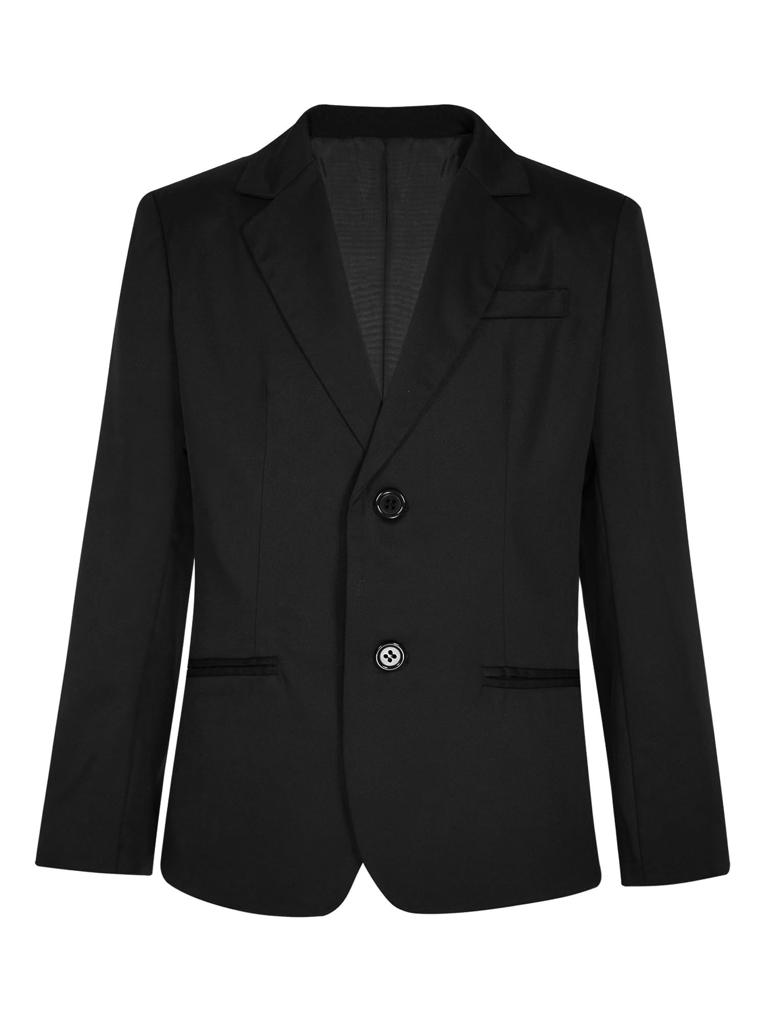 YiZYiF Vestes Smoking Enfants Garçons Blazer Gentleman Deux Bouton Manches Longues Blouse de Soirée Mariage Cérémonie Chemise Anniversaire Fête 3-14 Ans