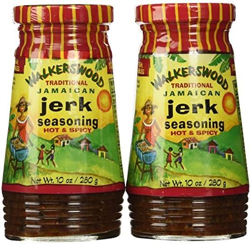 WALKERSWOODHot Ka,om' Jerk Seasoning 10oz (Set of 2) by "Walkerswood Hot Ka,om' Jerk Seasoning"
