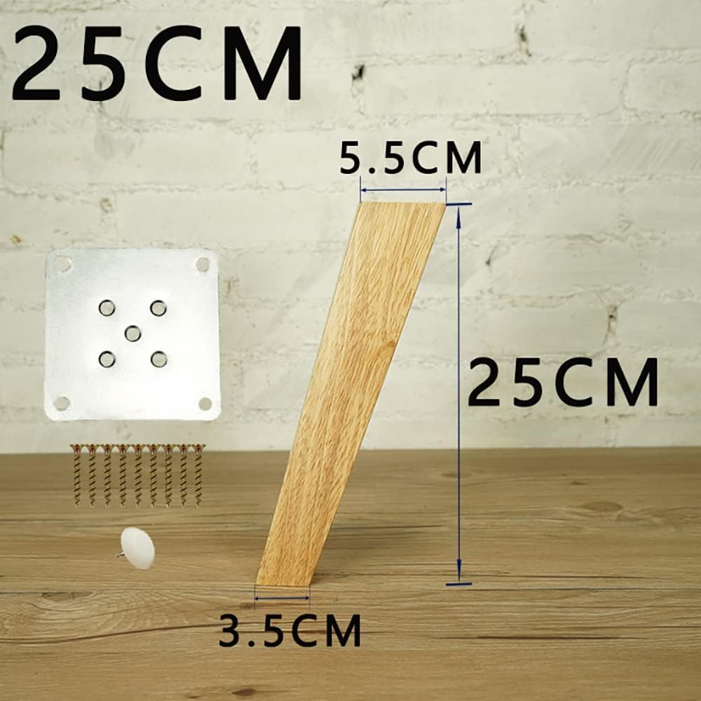 Amazon.co.jp: 無垢材の家具の脚、斜めの木製家具の脚、DIYテーブル脚