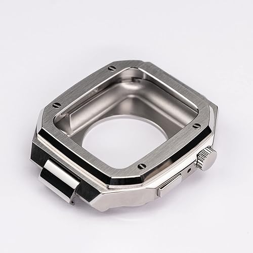 Miniatura 6 de TRDYBSK Correa de acero inoxidable  funda para Apple Watch 7 Band para Apple Watch 7 de 1772in y 1732in accesorios para iWatch 7 Series 65 SE