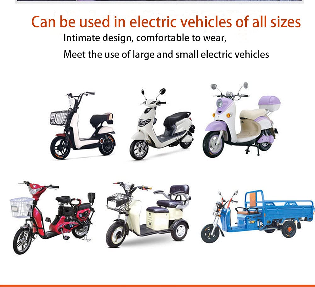 Pare-Brise de Voiture à Batterie, Pare-Brise de Protection Solaire pour Moto électrique d'hiver, épaississement accru et imperméable en Velours