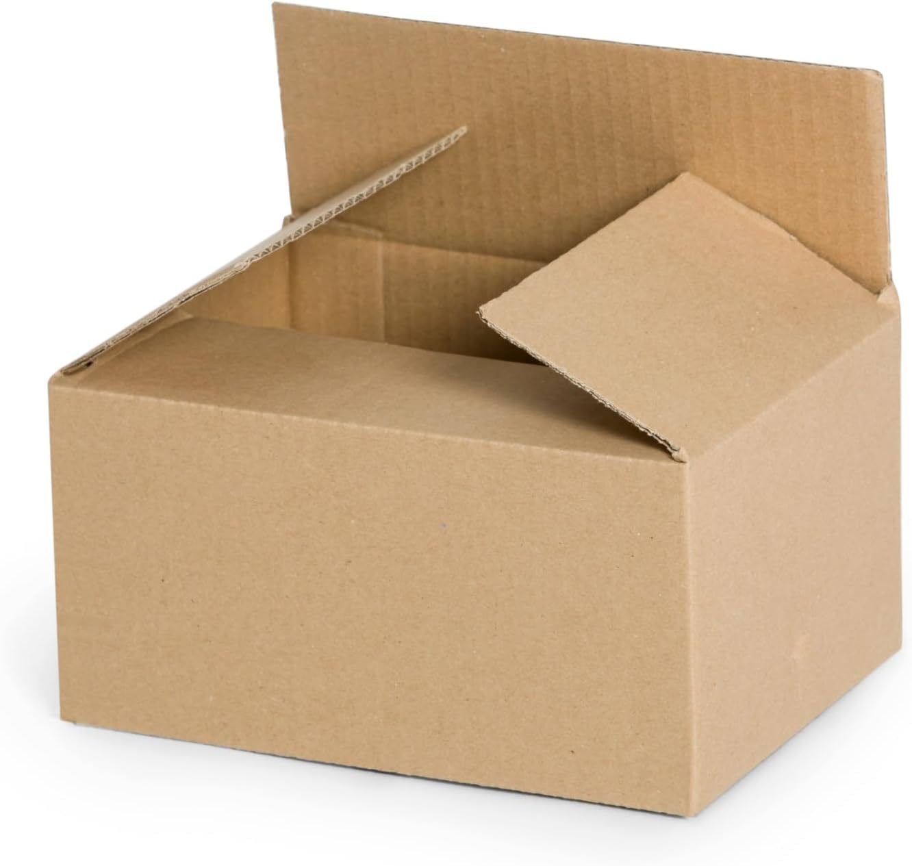 Opakowania, tektura falista, pudełko wysyłkowe, e-commerce, przesyłki pocztowe, karton wysyłkowy, pudełko na listy maxi 100 x 100 x 100 mm, białe, najwyższa ilość: 1000