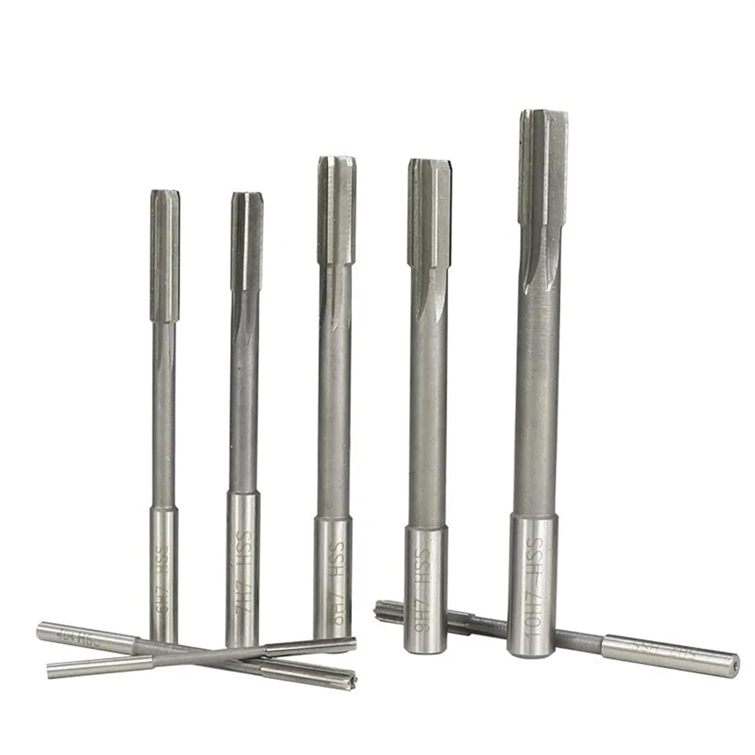 2-12mm Machine Set H7 HSS Straight Shank Tools 4/5/8/9/10/14Pcs(9pcs 2-10mm Set)