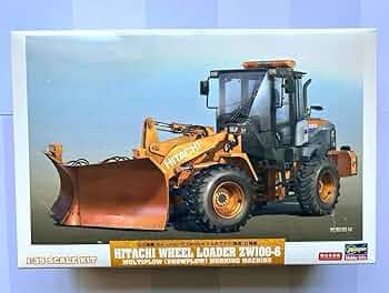 日立ZW100-6 マルチプラウ　1/32プラモデル完成品 プラモデル「日立建機 ホイールローダ ZW100-6 マルチプラウ
