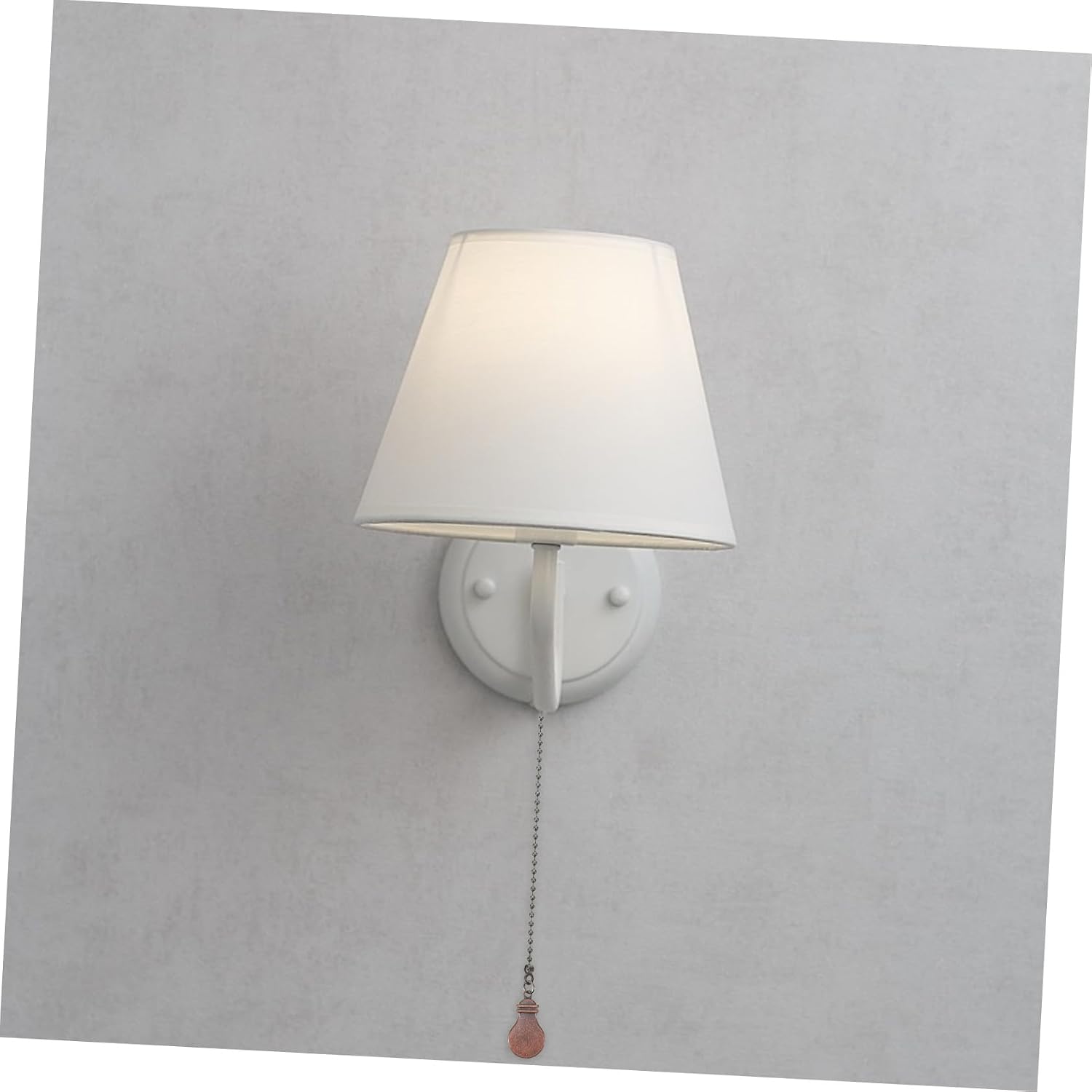 2pcs Decorative Ceiling Fan Pull Chain Extender Metal Pull Chain for Ceiling Light and Fan Unique Design for Home Decor Finish