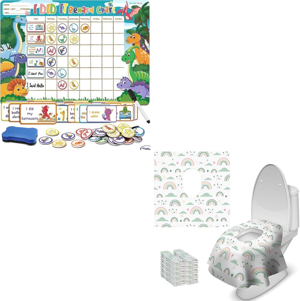 20 PCS Disposable Toilet Seat Covers, Extra Large Portable - View #9