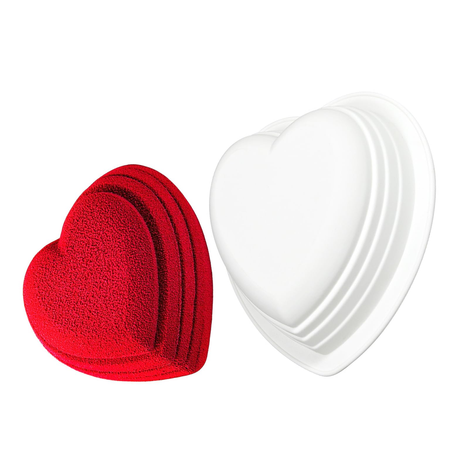 ATRYG Heart Shape Mousses Cake Mold Food Grade Silicone Chocolate Dessert Baking Mould Family Gathering Bakeware