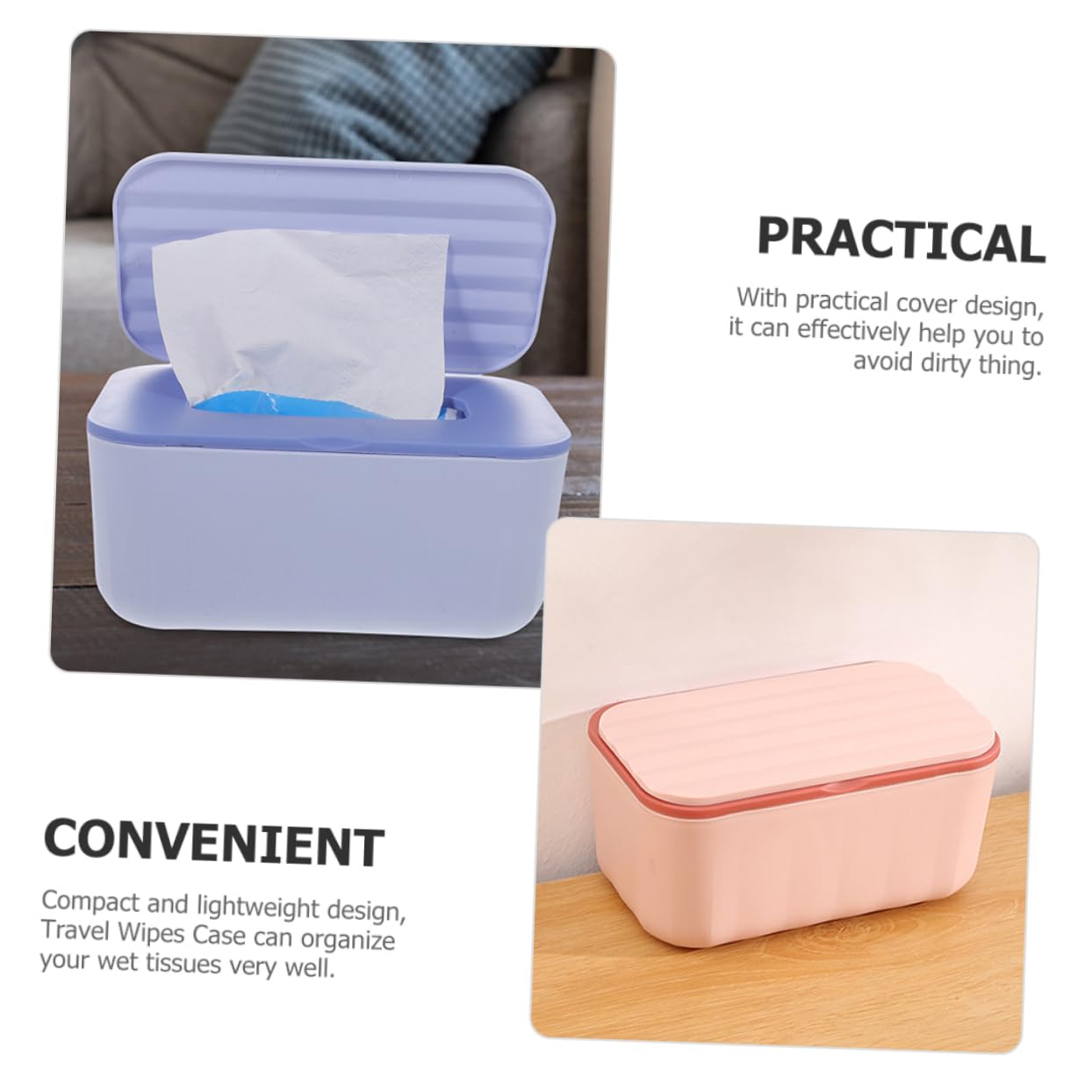 Healifty 3 Sätze Feuchttücherbox Nachfüllbare Aufbewahrungsbox Mit Deckel Praktischer Wipes Spender Für Badezimmer Und Büro Kompakte Box Und 2 Stücke * 3