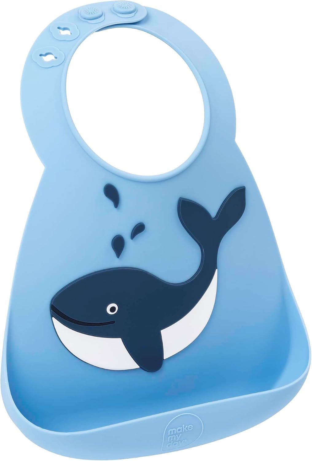 Silicone Baby Bib by ABBY&FINN, Waterproof, BPA Free Silicone, Easy Wipe Clean, For Baby & Toddler, Baby Boy, Baby Girl