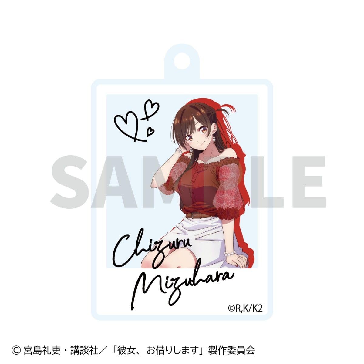 【限定品】彼女、お借りします　漫画、アクリルキーホルダー、ポストカードセット kanoka_Gigo_Ackey_5_ari_600x60