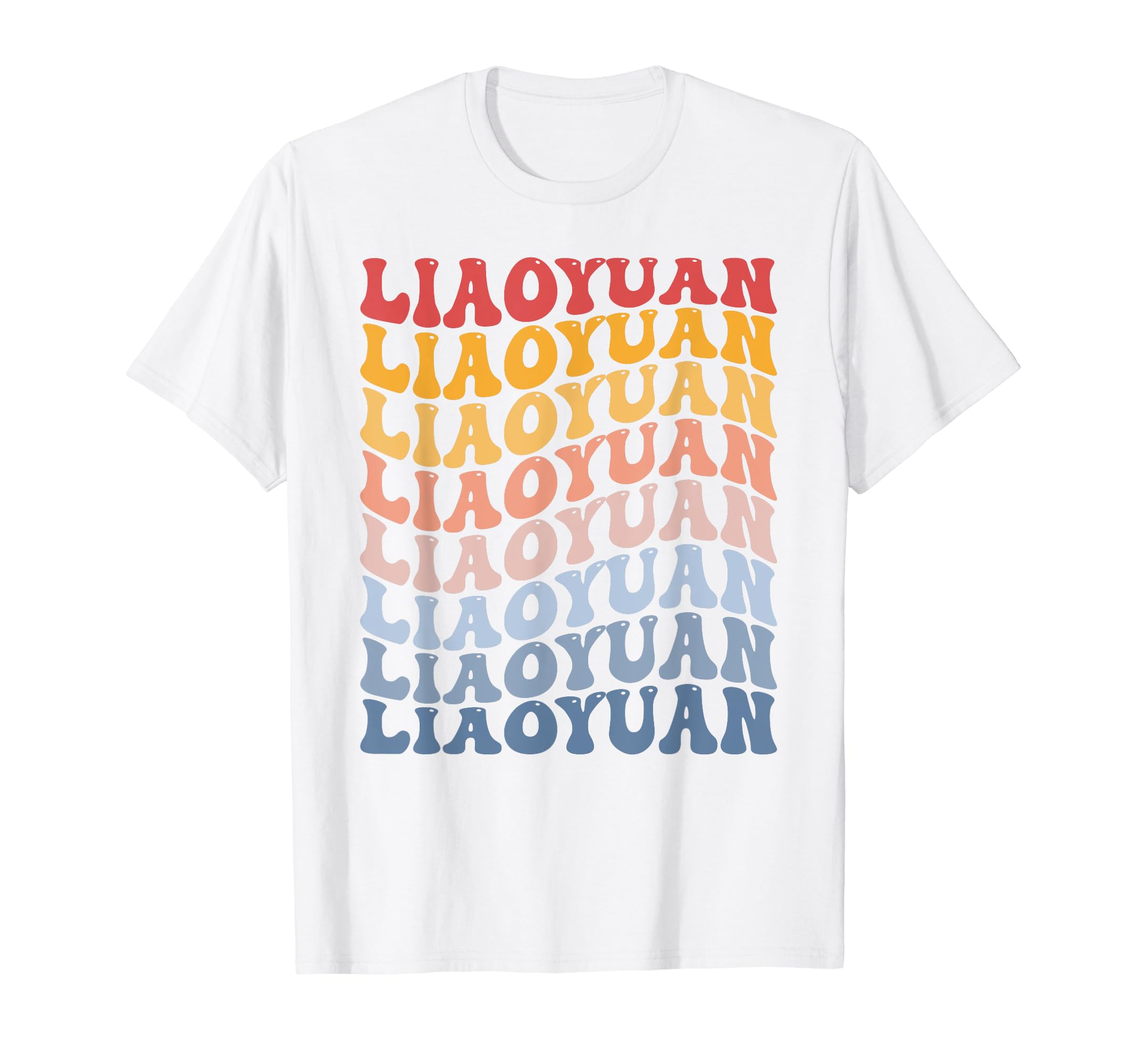 Liaoyuan City Groovy Retro T-Shirt