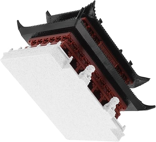 Miniatura 5 de Cabilock Estatua de edificio antiguo de micro paisaje - Modelo de arquitectura oriental, adorno de escritorio, escultura de acuario de pecera