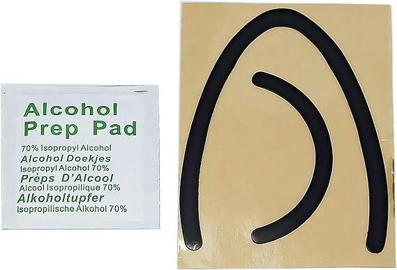 Mouse Skates Feet Sticker for MX ANYWHERE3 /MX Vertical Anti Slip Mice Pad Replacement PTFE Mouse Skates Black Set