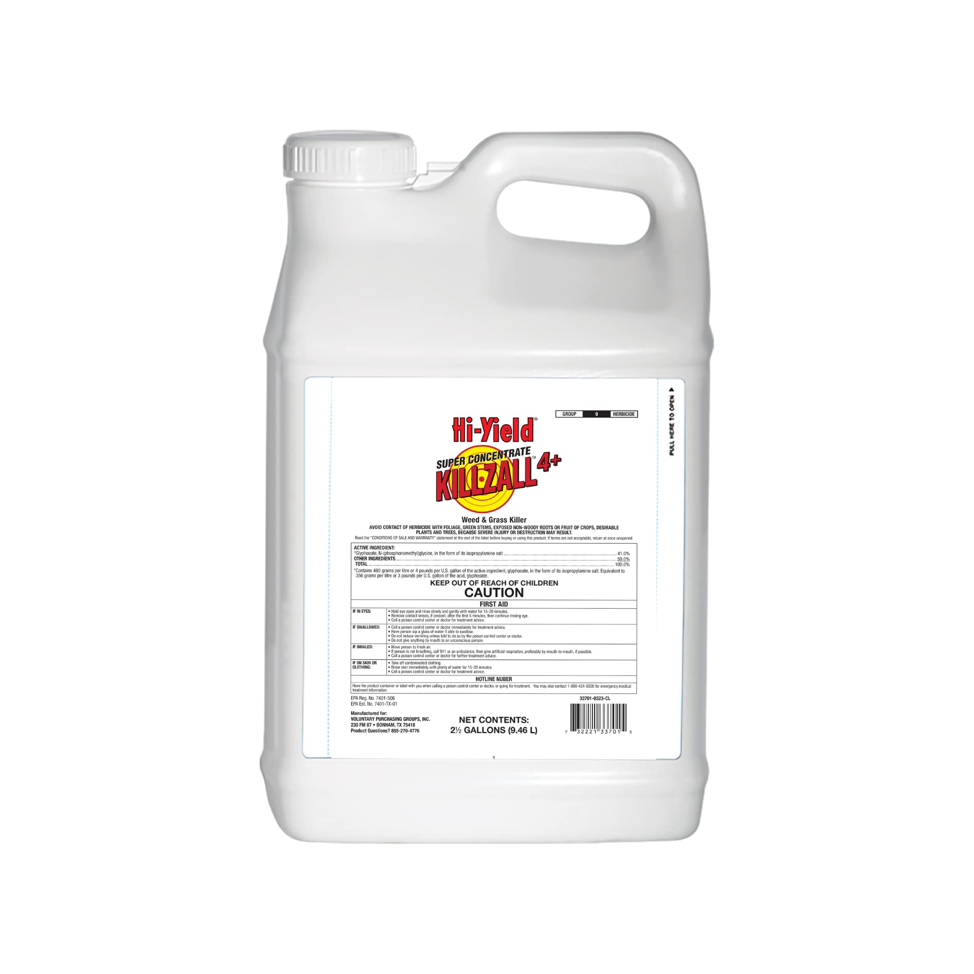 Hi-Yield(33701) Super Concentrate Killzall II (2.5 gal)