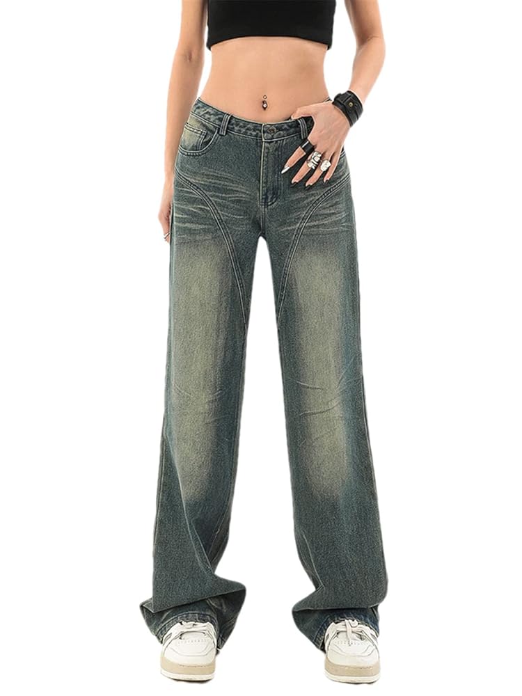 パンツ 2000's archive paint denim pants y2k 2000's archive paint buggy denim y2k - メルカリ