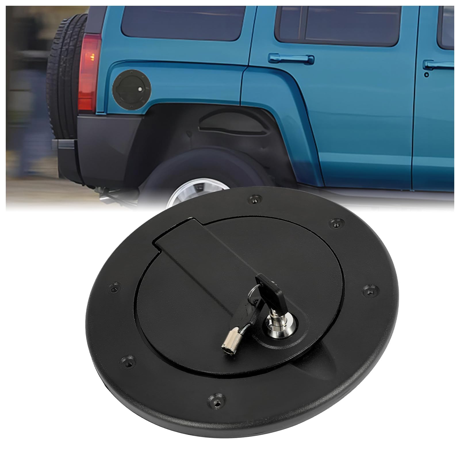 Amazon.com: HECASA Locking Gas Cap Cover Compatible with 2006-2010