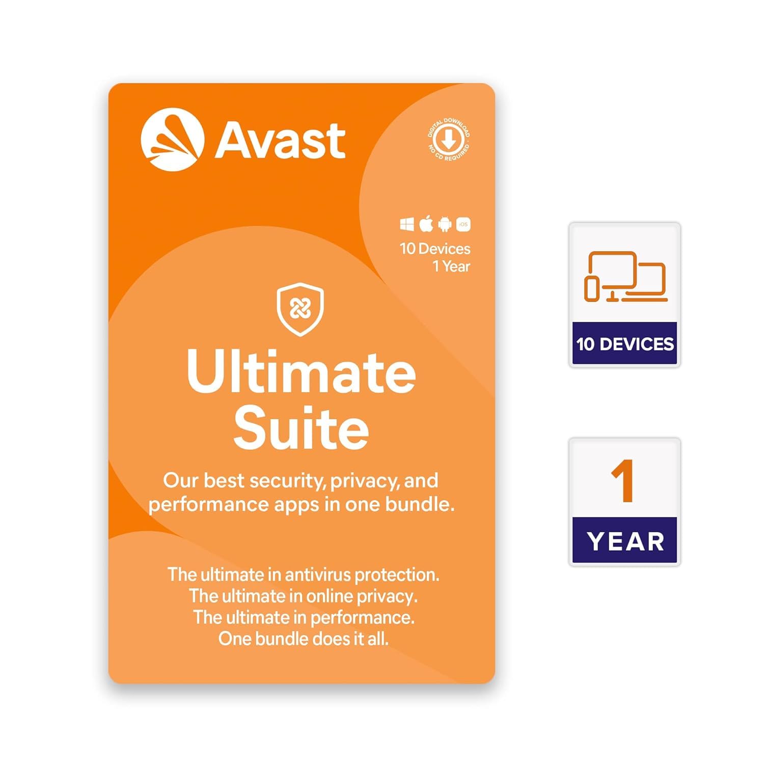 Avast Ultimate Suite Multi-Device (Total Security Suite, Cleaner & AntiTracker) (PC, Mac, Android & iOS) (10 Devices | 1 Year) (Email Delivery in 2 hours- No CD)-image-39