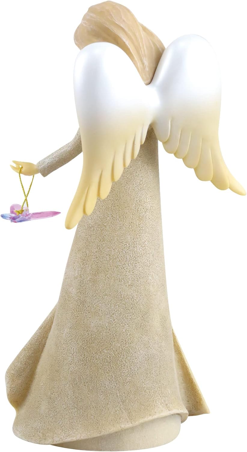 Enesco Foundations Expressions a New Beginning Butterfly Angel Figurine, 7.5 Inch, Multicolor