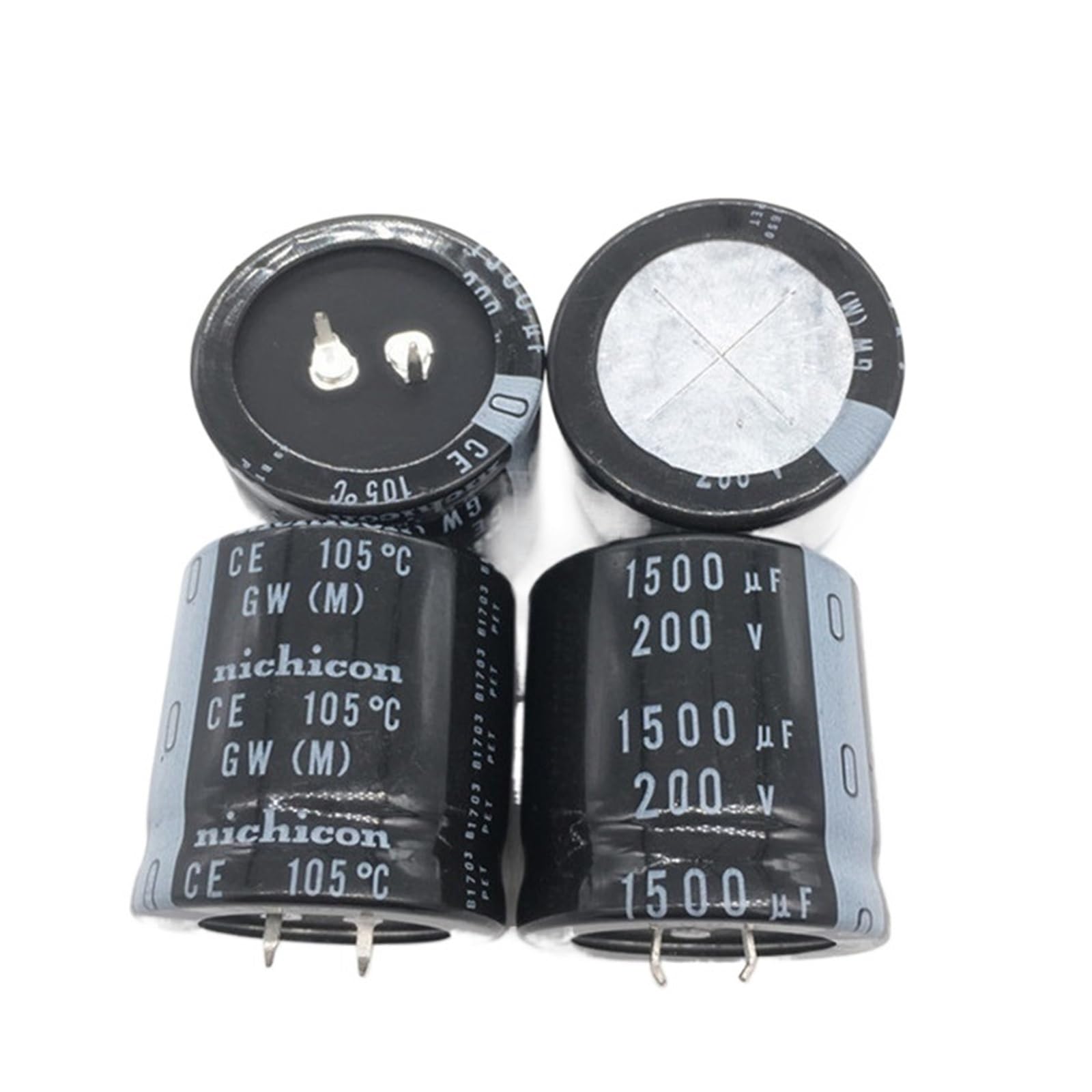 Condensateur 1500uf 200v condensateur chimique enfichable 35x35mm double