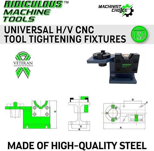 Miniatura 2 de CATBT 40 UNIVERSAL CNC AJUSTE FIXTURA-Machinist Choice