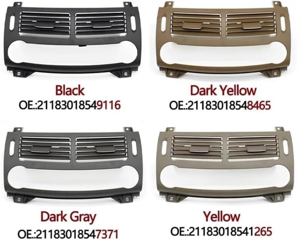 A/C Outlet Vent for Benz for CLS for W219 2007-2009 Car Front Central Air Conditioning Dashboard Central Vent Panel Cover Replacement Accessories