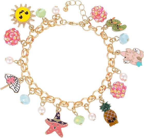 Madison Tyler Ghost Eyeball Ice Cream Starfish Skull Summerween Bracelet