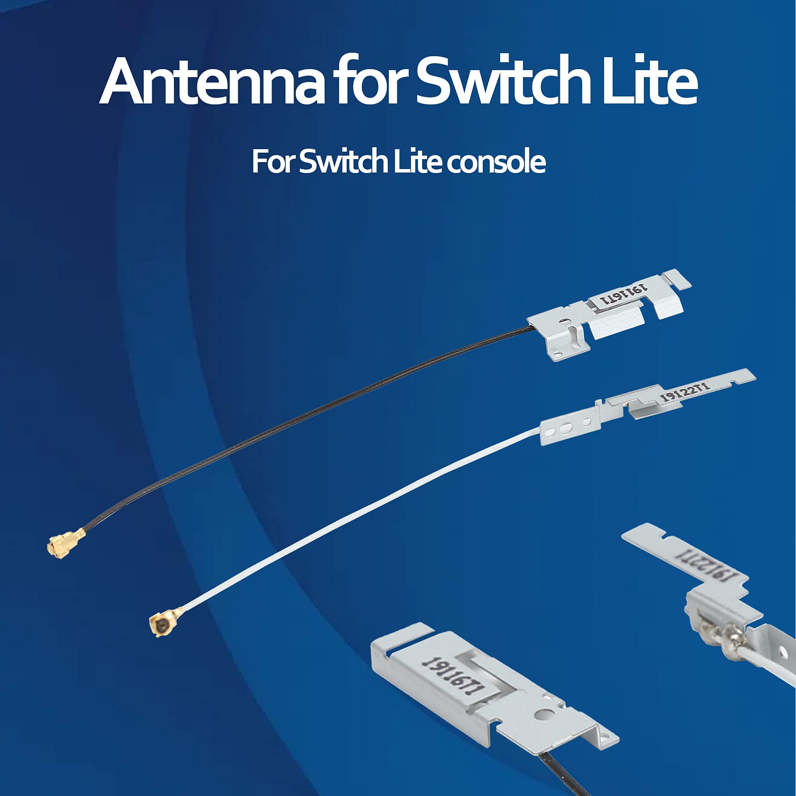 1 Paire D'antennes de Remplacement pour Les Pièces de Rechange pour Lite, avec Feuille de Fer, Câble Flexible D'antenne WiFi pour Lite NSL