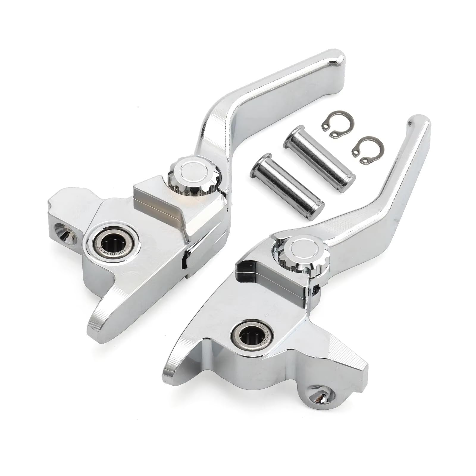 Beizhengbhd One Color Clutch Lever Handlebar Motorcycle Clutch For Touring For Road King For Electra Glide Street 2017-2020(Chrome-Short)