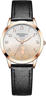 Lvmiao Montres coréennes pour Dames, Fille Simple et atmosphérique, Montres, Hommes et Femmes, Montres imperméables et Anti-Gouttes,6