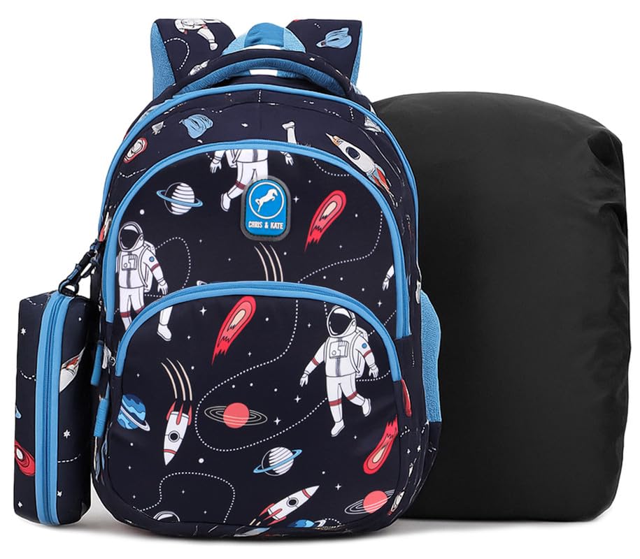 Premium Spacious Interiors Multi-Print School Bag for Boys Girls and Kids Casual Backpack Perfect for School, College, Everyday Use Includes Free Stationery Pouch and Rain Dust Cover-image-27