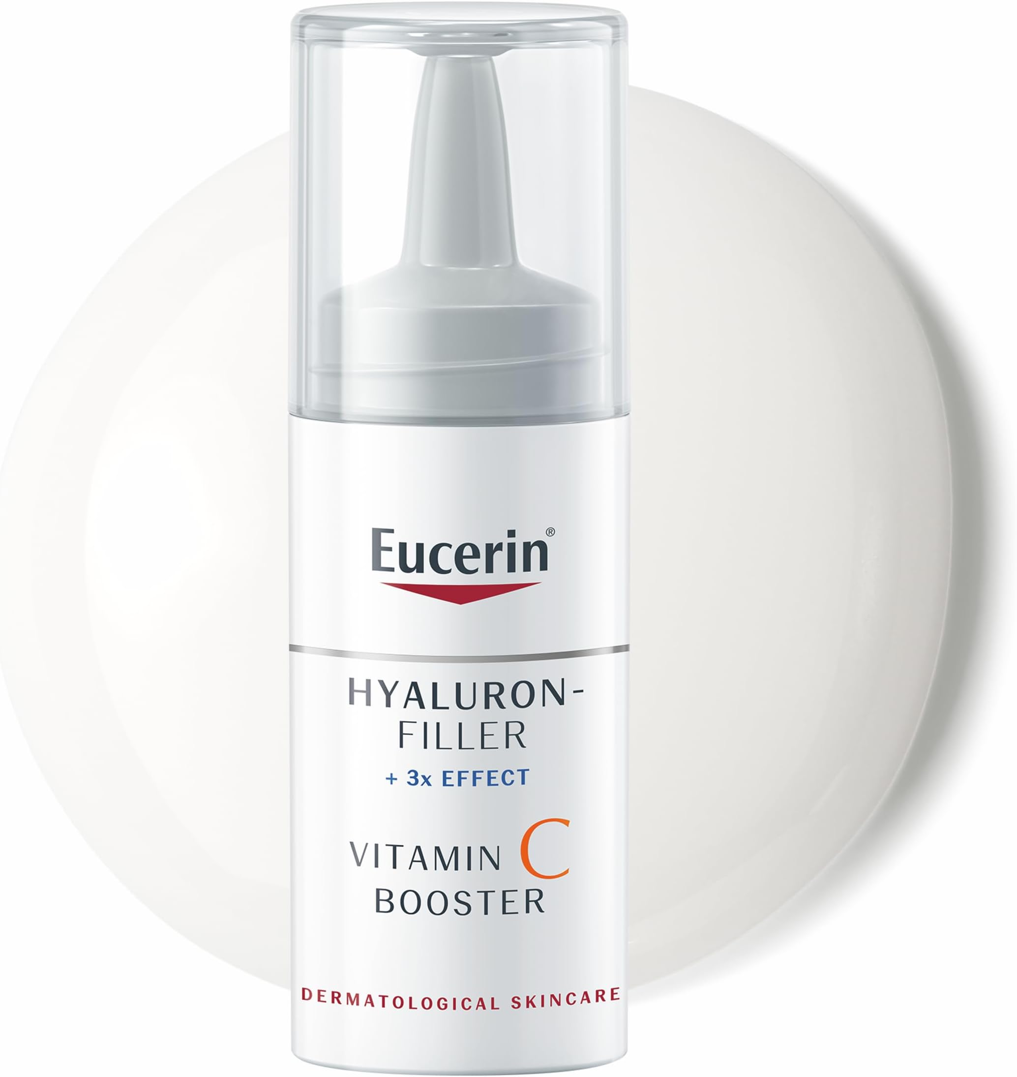 Hyaluron-Filler Vitamin C Booster 8ml, Nourishing Facial Serum to Strengthen and Smooth Skin, Advanced Skincare with Hyaluronic Acid and Vitamin C