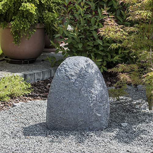 Köhko Dekostein Abdeckstein für Trafo / Steckdose Steckdosenversteck für Gartenelektronik Small H20 x B13 x T19 cm Cover