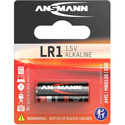 Ansmann 5015453 High Energy LR1 1.5V Alkaline Cell (Blue)