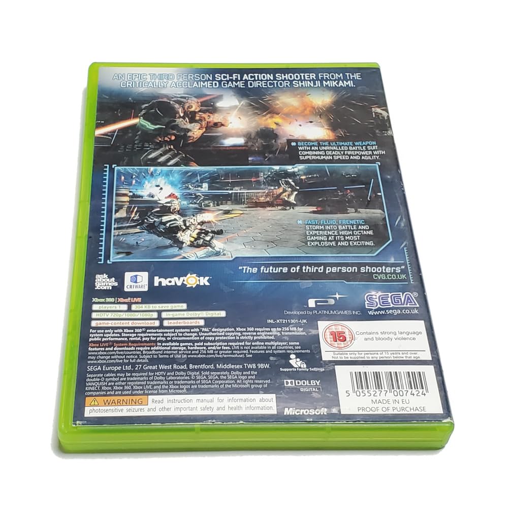 (未使用･未開封品)　VANQUISH - Xbox360 tu1jdyt Amazon.com: Vanquish - Xbox 360 : Everything Else