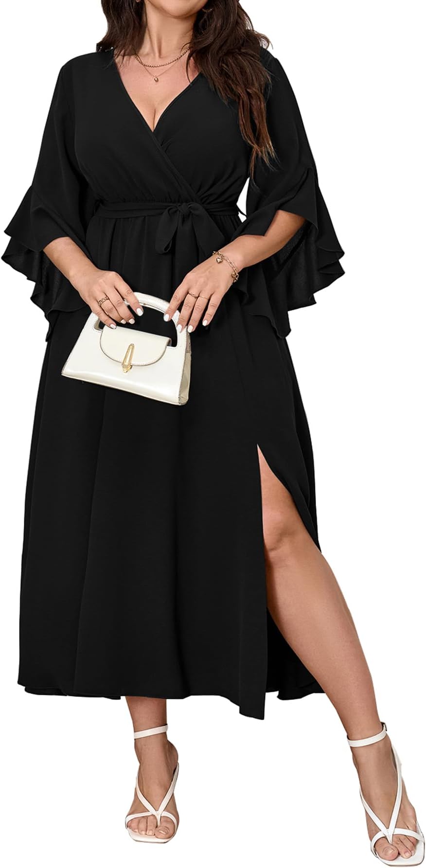 Plus size black tie affair dresses Clearance