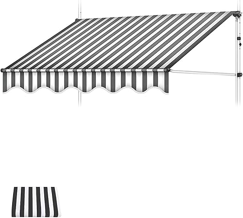 Miniatura 8 de Reemplazo de tela retráctil para toldo, paño exterior duradero para toldo, protección UV, impermeable, para ventanas al aire libre y patio (Color