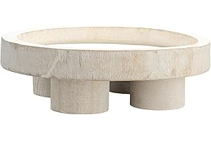 Bloomingville Paulownia Wood Pedestal Tray: A Modern Masterpiece for Your Home Decor