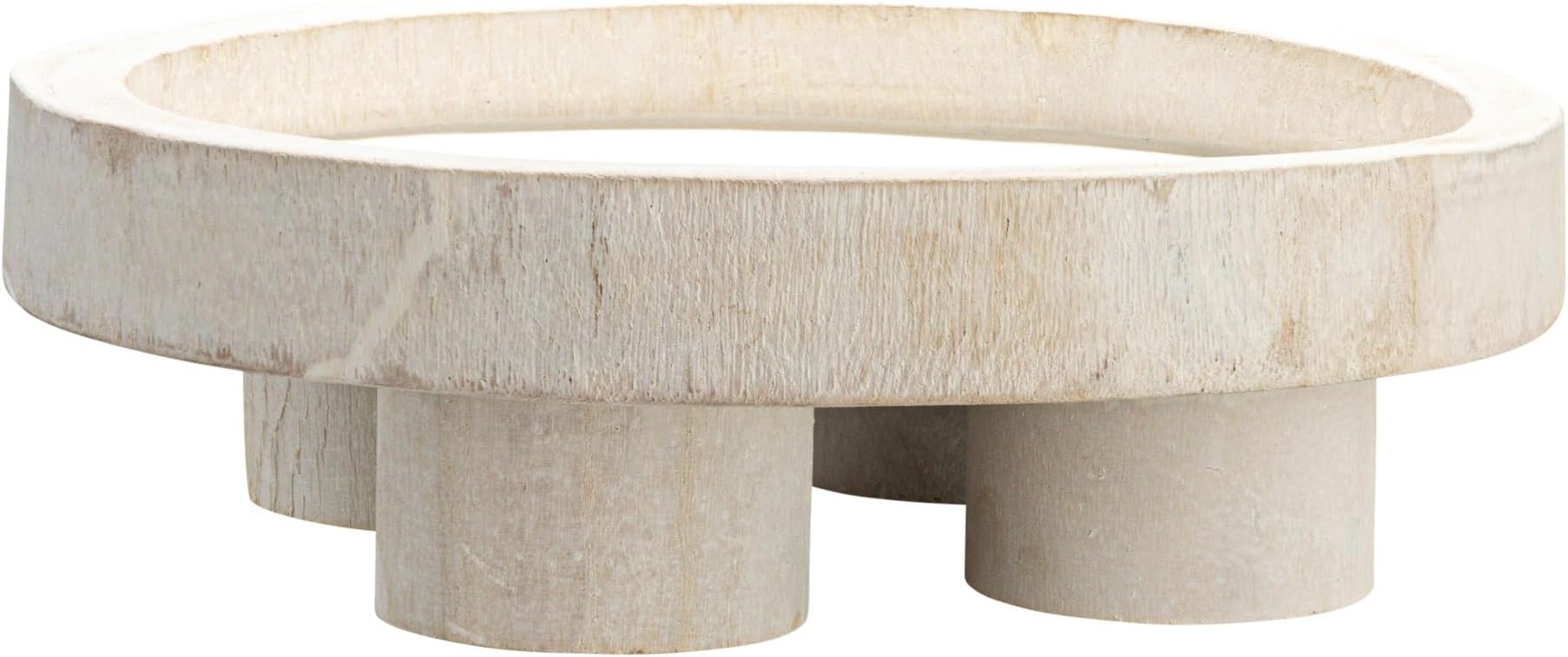 Paulownia Wood Pedestal Tray